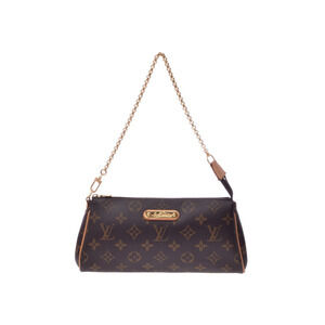 Louis Vuitton Monogram Eva Shoulder Bag Brown